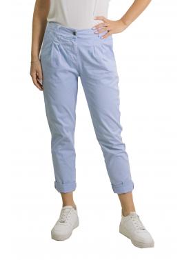 Chino con pence in cotone